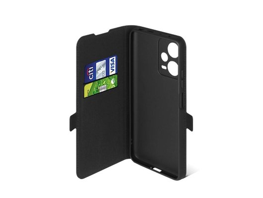 Чехол DF для Xiaomi Redmi Note 12 Pro (5G) xiFlip-90 (black)